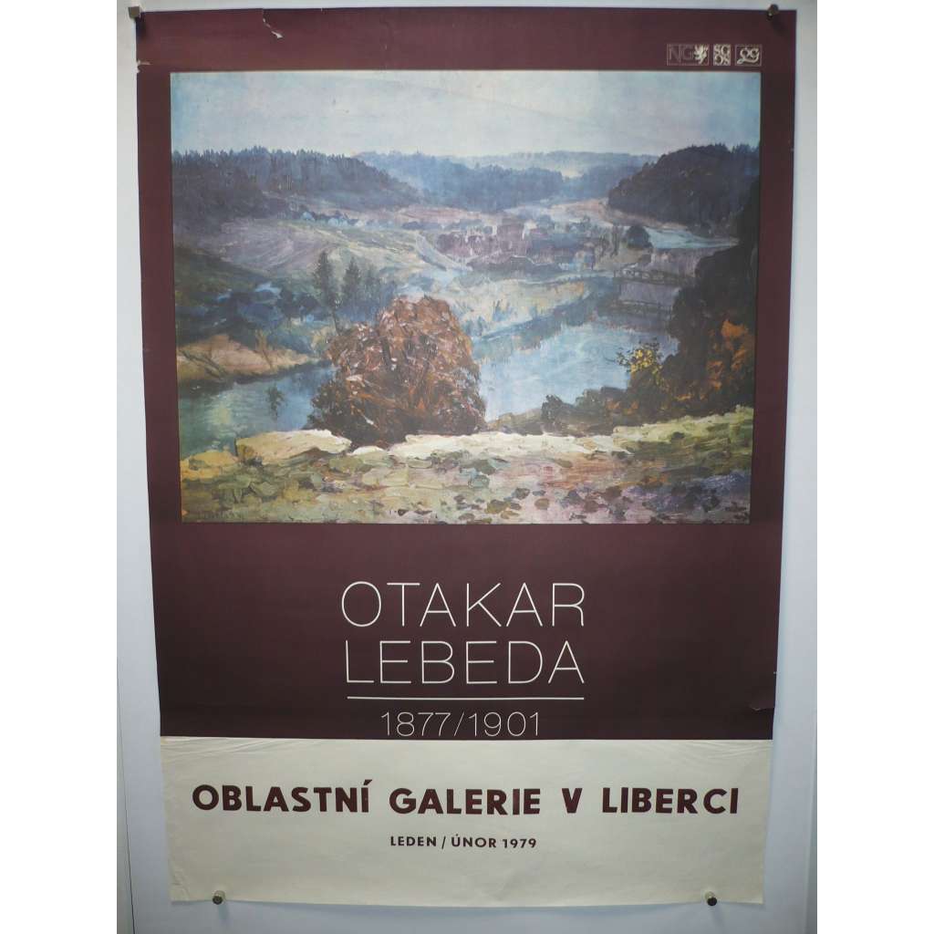 Otakar Lebeda (1877 - 1901) - Oblastní galerie v Liberci - výstava 1979 - plakát