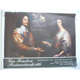 Věra Frömlová - restaurátorské dílo - Středočeská galerie v Praze - Výstava 1980 - plakát