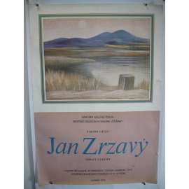 Jan Zrzavý - Národní galerie Praha - Obrazy a kresby, výstava 1978 - plakát