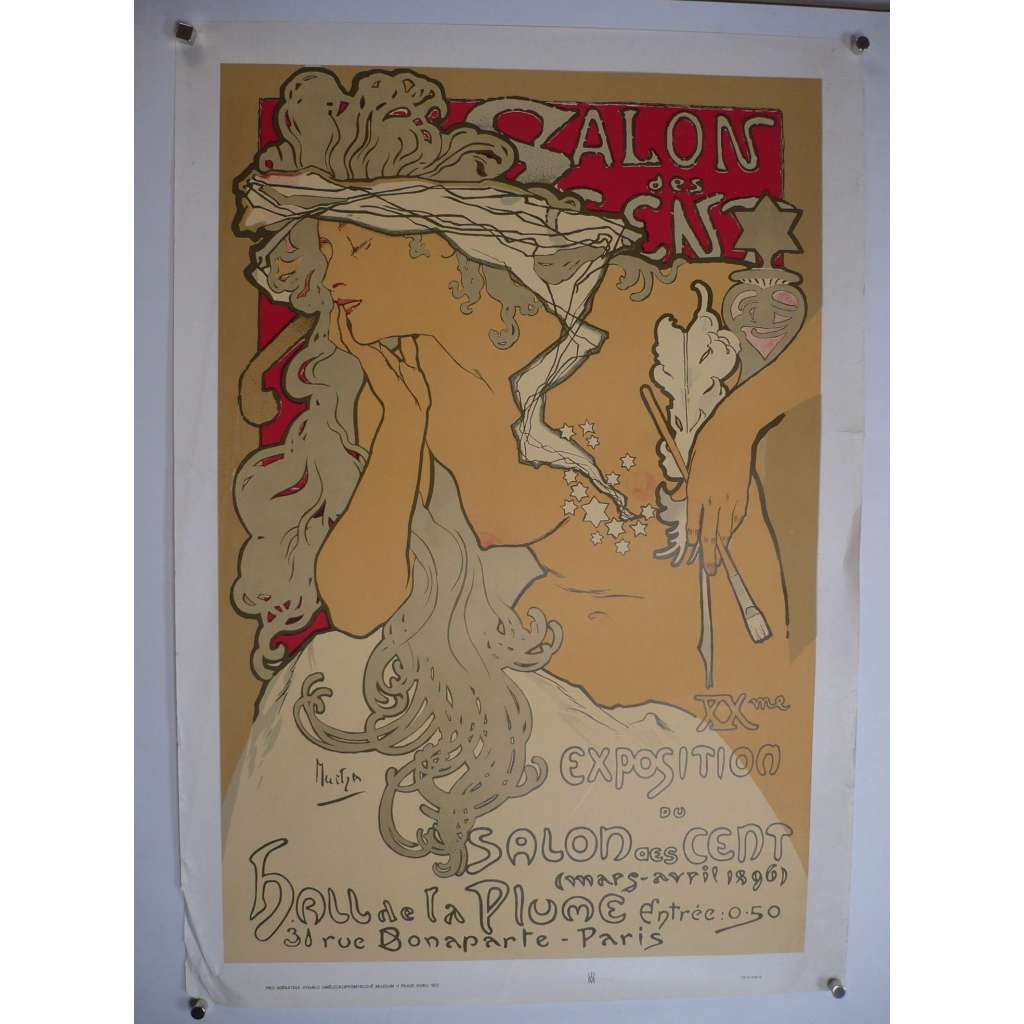 Salon aes Cent - Alfons Mucha (1860 - 1939) - plakát