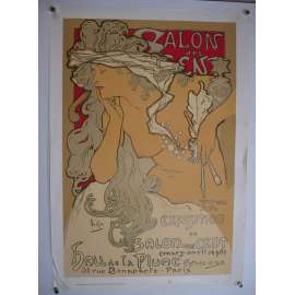 Salon aes Cent - Alfons Mucha (1860 - 1939) - plakát