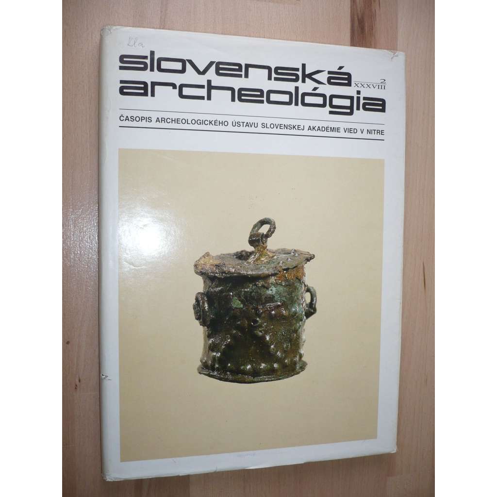Slovenská archeológia. Ročník XXVIII. Číslo 2. Rok 1990 [archeologie, časopis]