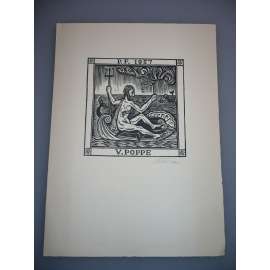 Michael Florián (1911 - 1984) - Neptun - PF - dřevoryt 1957, grafika, signováno