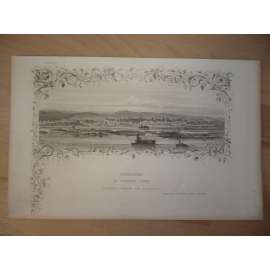 Dubuque, Iowa, USA  - ocelorytina cca 1850, grafika, nesignováno