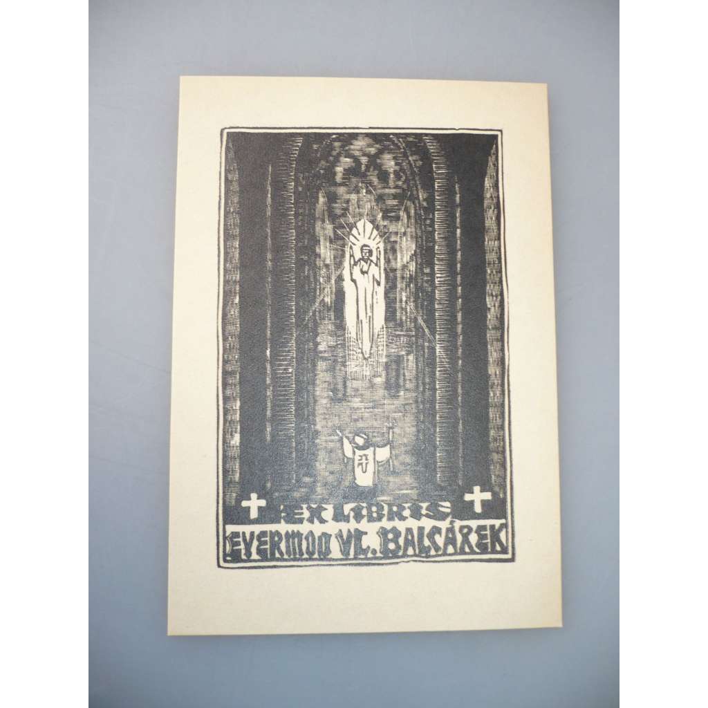 EX LIBRIS - Josef Váchal (1884 - 1929) -  dřevoryt, grafika, nesignováno