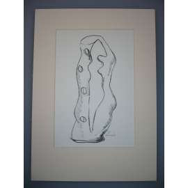 Ladislav Zívr (1909 - 1980) - Figurální kompozice - litografie, grafika, signováno