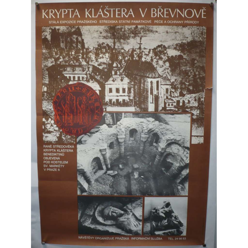 Krypta kláštera v Břevnově [Břevnov, klášter] - plakát