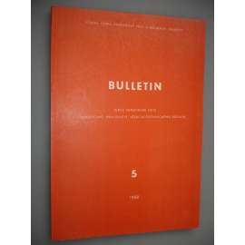 Bulletin 5. Rok 1988. Sekce památkové péče vedoucího pracoviště vědeckotechnického rozvoje