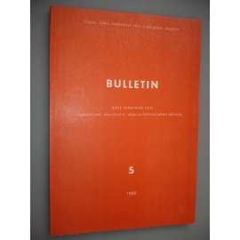 Bulletin 5. Rok 1988. Sekce památkové péče vedoucího pracoviště vědeckotechnického rozvoje