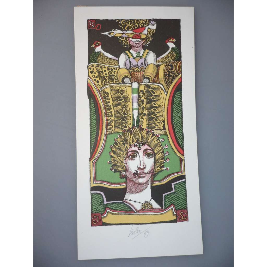 Josef Istler (1912 - 2005) - litografie 1989, grafika, signováno