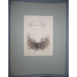 Jana Puchnarová (1938) - Hlad, hmota touží po duchu - litografie 1965, grafika, signováno