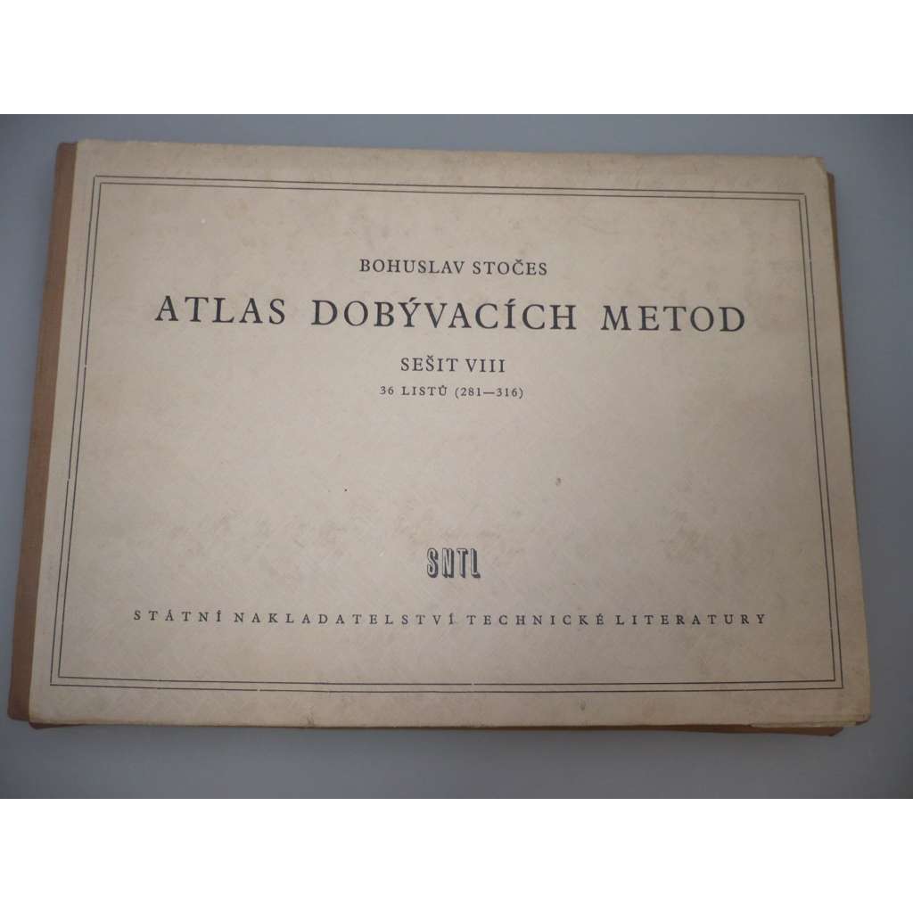 Atlas dobývacích metod. Sešit VIII. 36 listů (281 - 316) [hornictví]