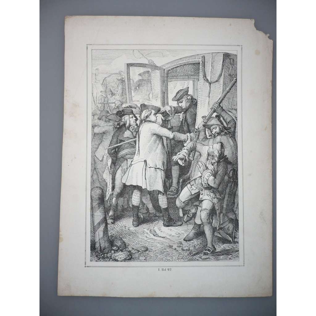 Zatčení Ludvíka XVI. [Ludvík] - heliogravura, grafika, nesignováno
