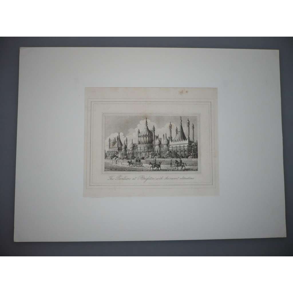 Brighton [Anglie] - ocelorytina cca 1840, grafika, nesignováno