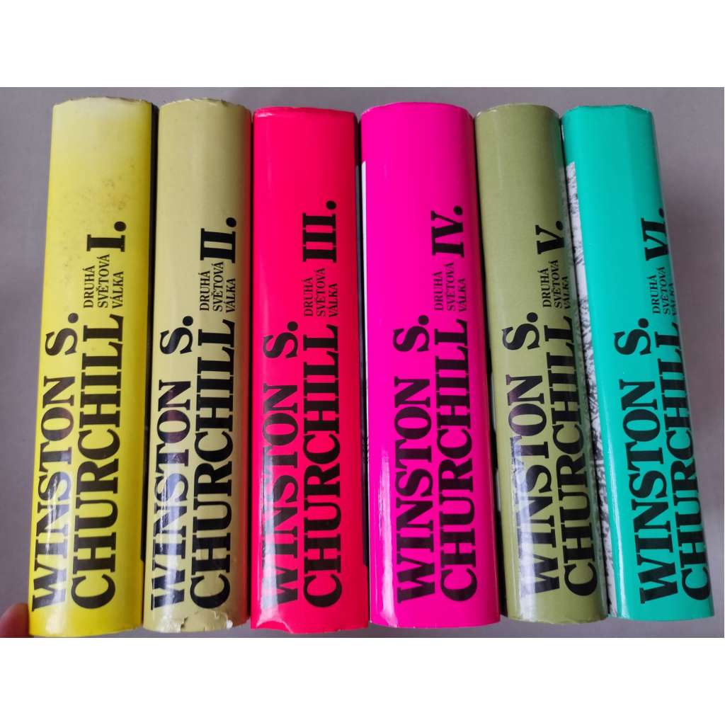 Druhá světová válka I.-VI. (komplet 6 svazků) Winston Churchill