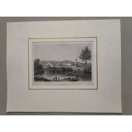 Hersfeld, Střední Německo - oceloryt cca 1860, grafika, nesignováno