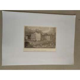 Ludwigsburg, Bádensko, Württembersko, Německo - oceloryt cca 1860, grafika, nesignováno