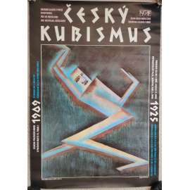Český kubismus - Národní galerie v Praze - výstava umění 1991 - 1992 - plakát