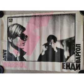 Andy Warhol 1928 - 1987 - výstava 1989 - reklamní plakát