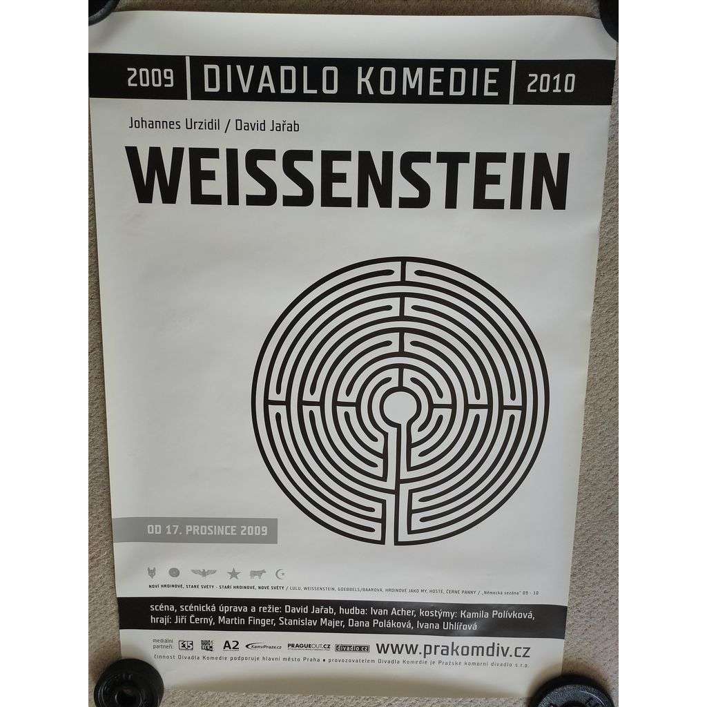 Weissenstein - Johannes Urzidil, David Jařab - Divadlo Komedie 2009, 2010 - reklamní plakát