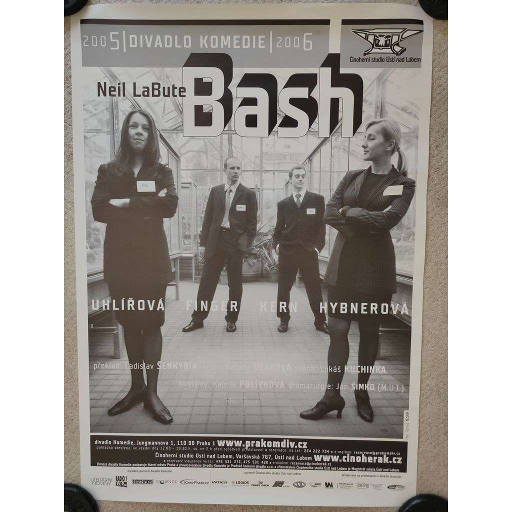 Bash - Neil LaBute  - Divadlo Komedie 2005, 2006 - reklamní plakát