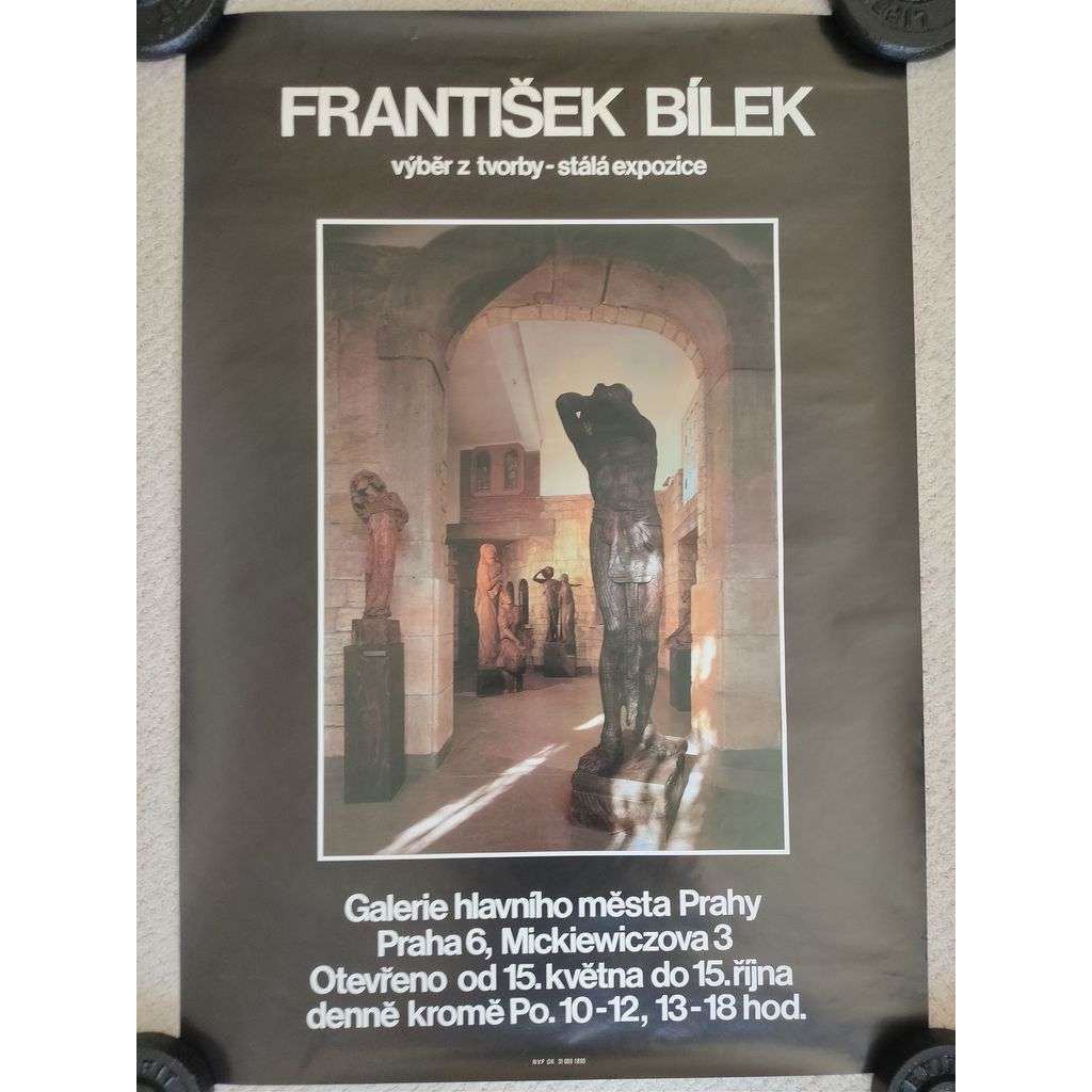 František Bílek - výběr z tvorby, stálá expozice - Galerie hlavního města Prahy - výstava umění - reklamní plakát