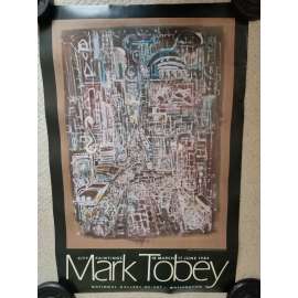 Mark Tobey - City Paintings - National Gallery of Art, Washington - výstava umění 1984 - reklamní plakát
