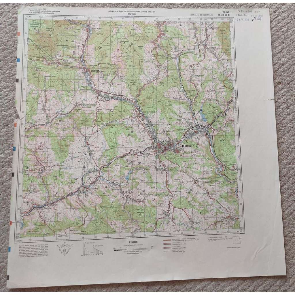 Trutnov - měřítko 1:50 000 [speciální mapa]