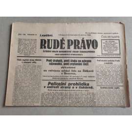 Rudé právo (13.6.1929; ročník X.) - 1. republika, staré noviny