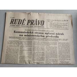 Rudé právo (1.6.1946) - staré noviny