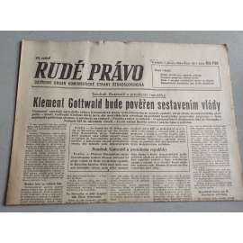 Rudé právo (1.6.1946) - staré noviny