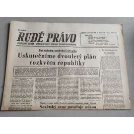 Rudé právo (2.6.1946) - staré noviny