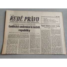 Rudé právo (6.6.1946) - staré noviny