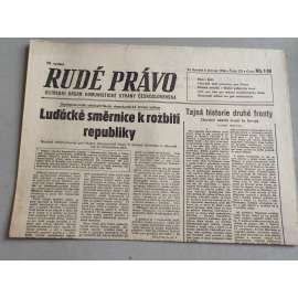 Rudé právo (6.6.1946) - staré noviny