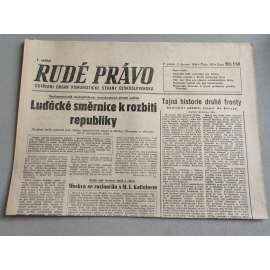 Rudé právo (7.6.1946) - staré noviny