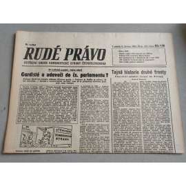 Rudé právo (8.6.1946) - staré noviny