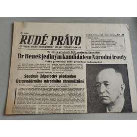 Rudé právo (19.6.1946) - staré noviny