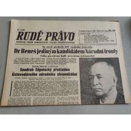 Rudé právo (19.6.1946) - staré noviny