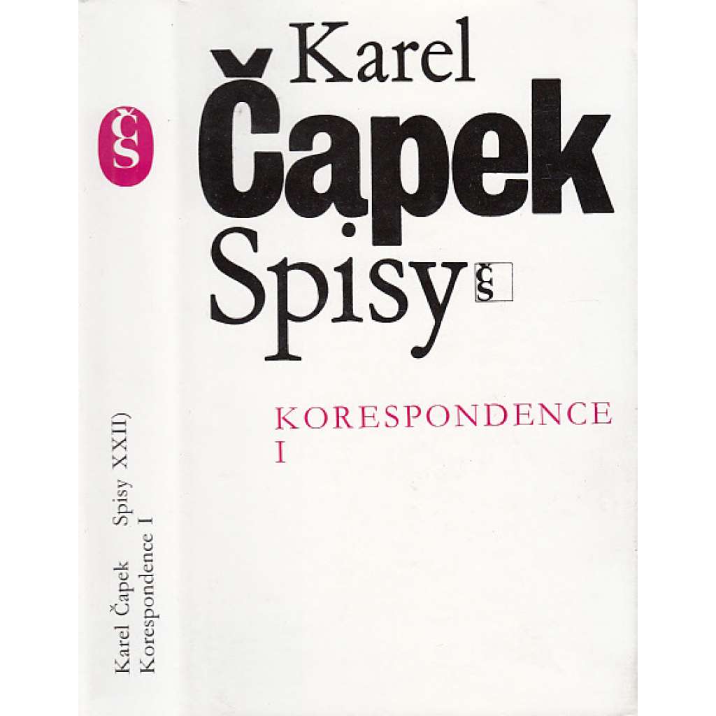 Korespondence I. (Karel Čapek - Spisy Karla Čapka, sv. XXII.)