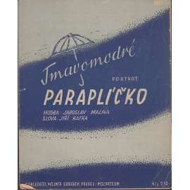 Tmavomodré paraplíčko