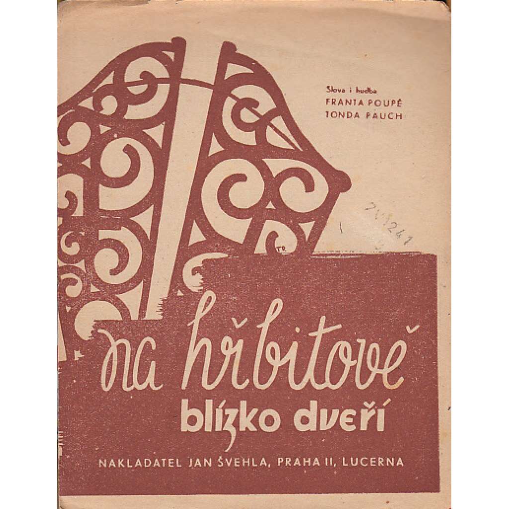 Na hřbitově blízko dveří