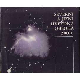 Severní a jižní hvězdná obloha 2000.0