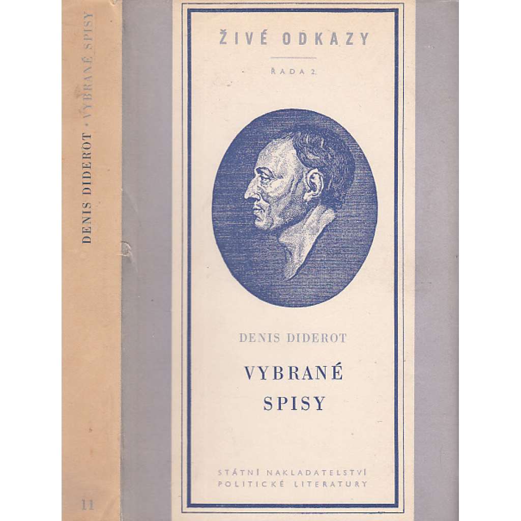 Vybrané spisy - Denis Diderot (Rameauův synovec, Herecký paradox, Prospekt encyklopedie, Myšlenky o výkladu přírody ad.) (edice Živé odkazy - filozofie)