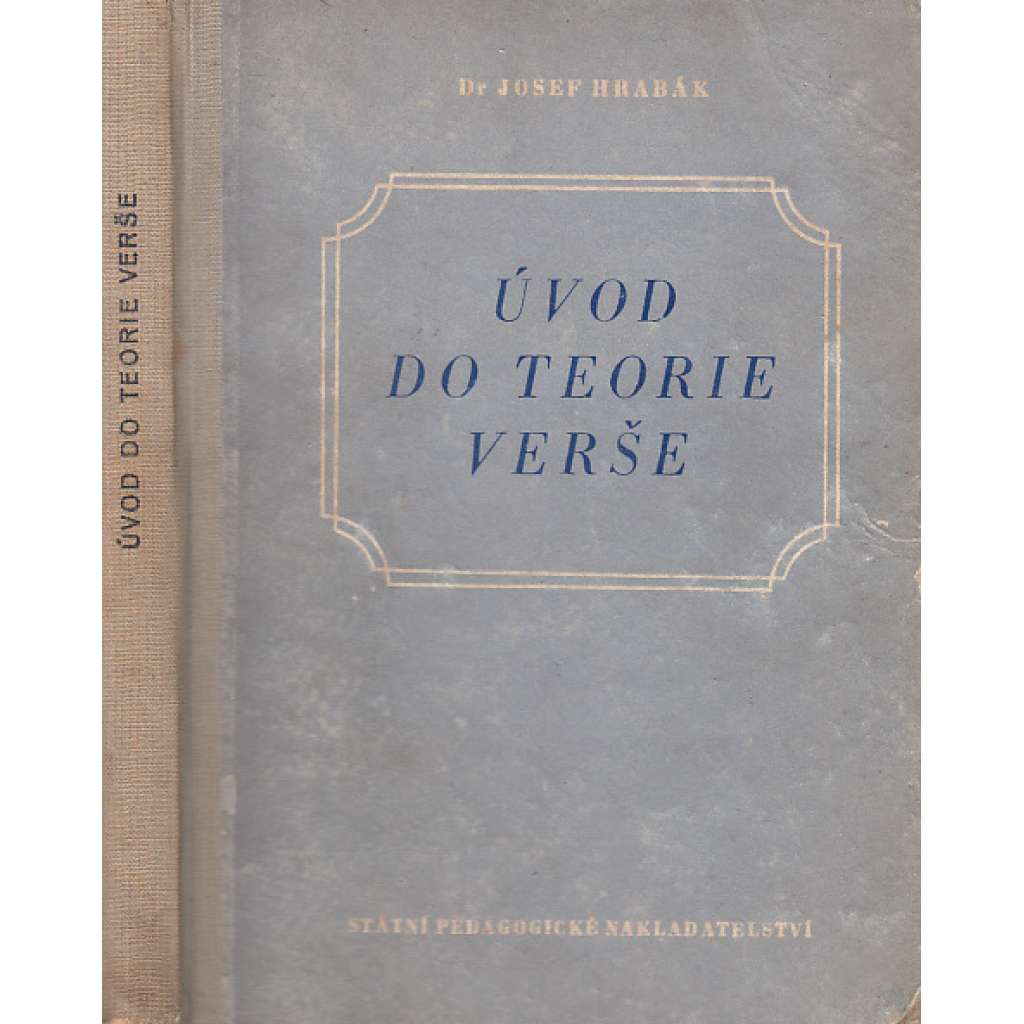 Úvod do teorie verše