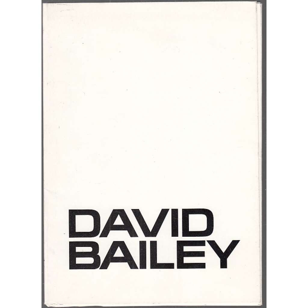 David Bailey Katalog k výstavě "Olympus Praha".