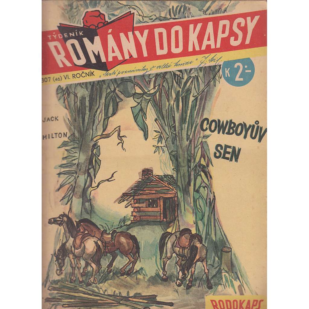 Cowboyův sen - (Rodokaps - Romány do kapsy 307, Ročník VI.)