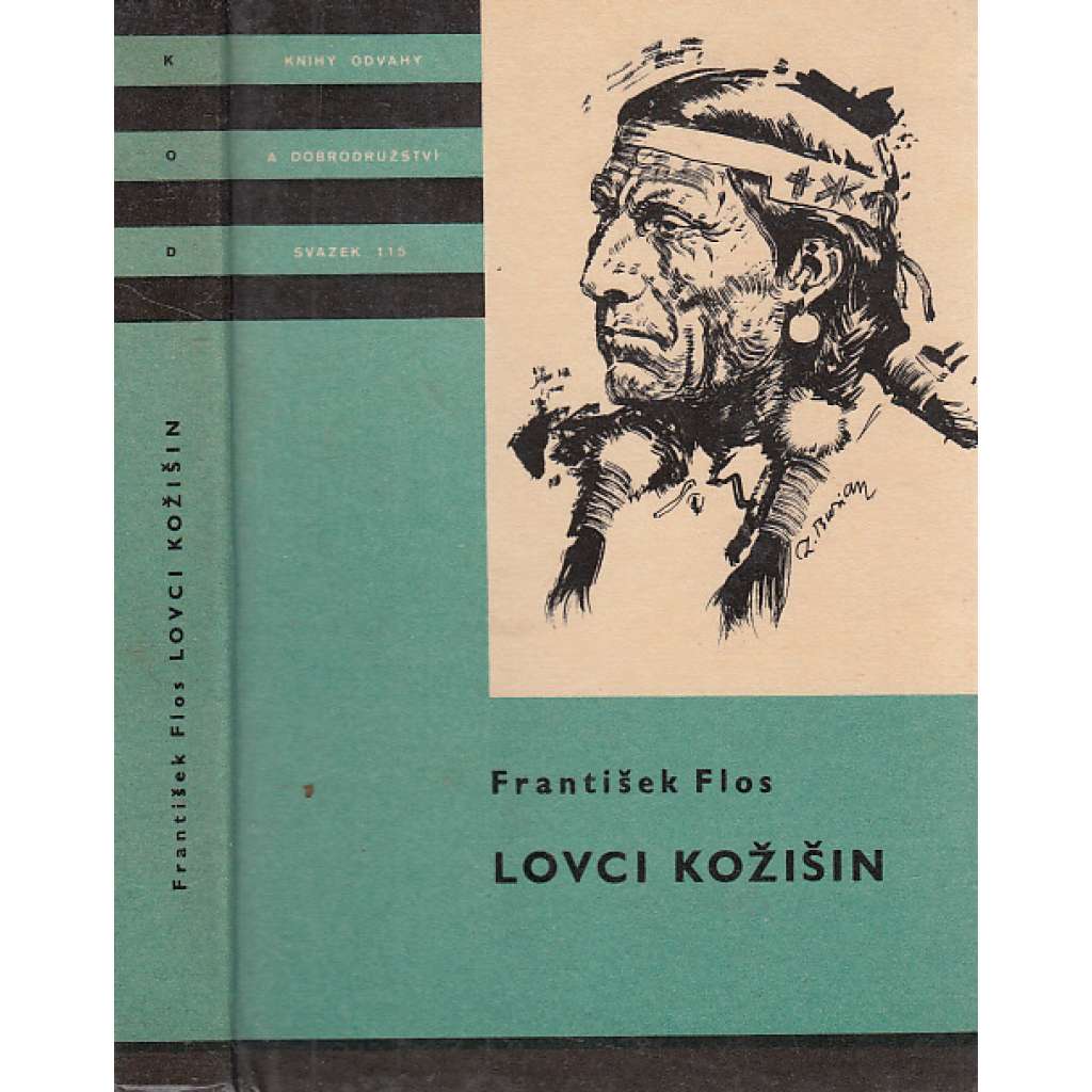 Lovci kožišin (KOD, svazek 115.) ilustrace Zdeněk Burian (Lovci kožešin)