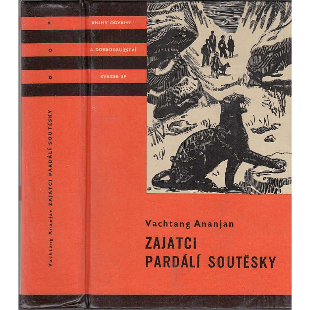Zajatci pardálí soutěsky (edice KOD, sv. 39, Knihy odvahy a dobrodružství) [román pro mládež]
