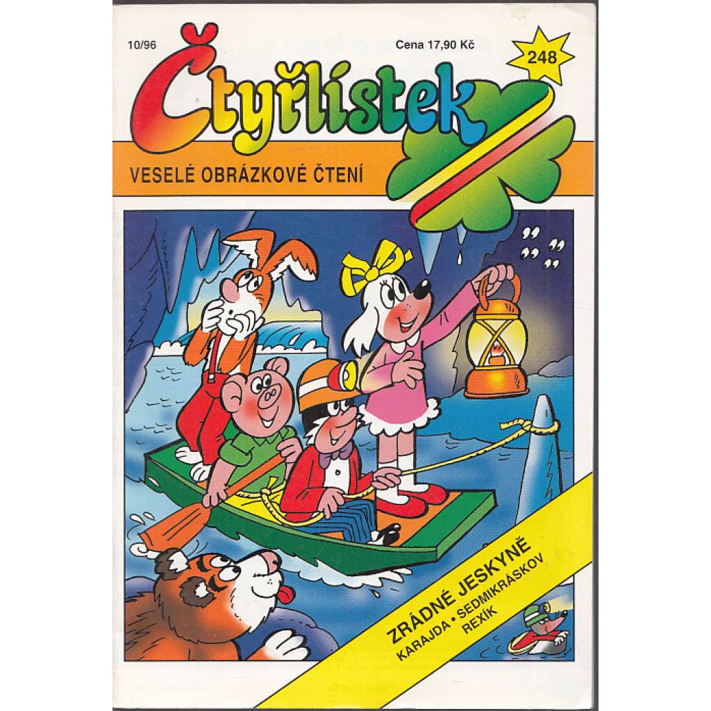 Čtyřlístek, č. 248 - Zrádné jeskyně