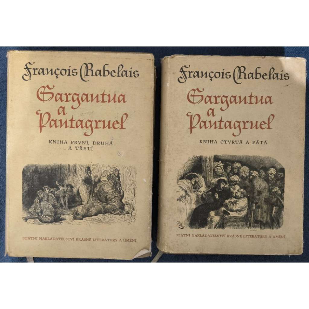 Gargantua a Pantagruel  I. a II. (2 svazky)